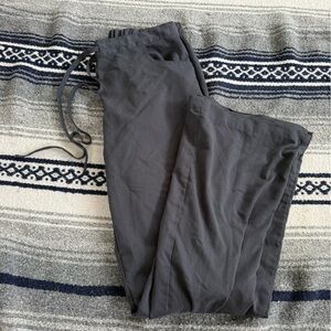 Greys Anatomy Women’s Wide Leg Scrub Bottoms Pewter Grey Size Small